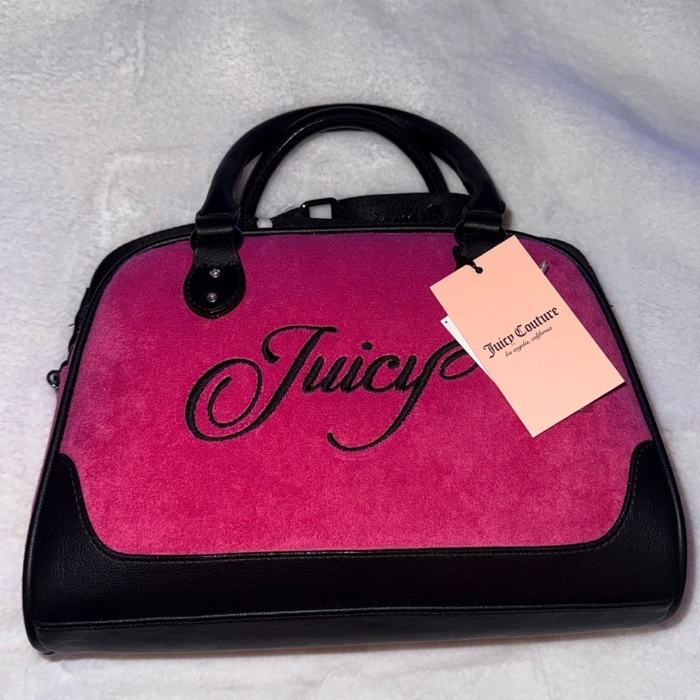 Juicy couture pink flash raising star bowler bag​​​